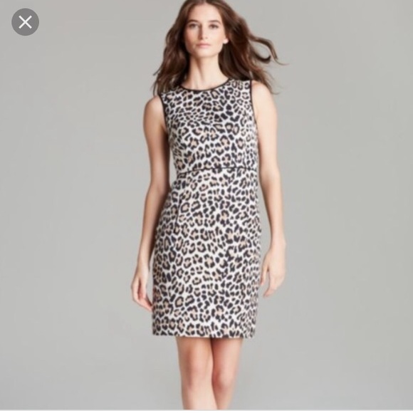 kate spade leopard print dress